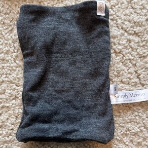 Simply Merino - kids neck warmer (Dark grey) Small